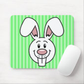 Tapis De Souris Lapin (Vert) Mousepad (Avec souris)