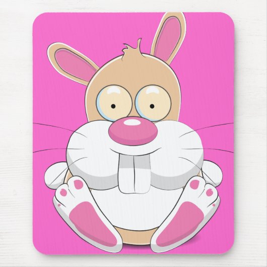 Tapis De Souris Lapins "aiment Lapins " "animal de compagnie Lapi (Devant)