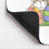 Tapis De Souris lapins de pâques et oeufs (Coin)