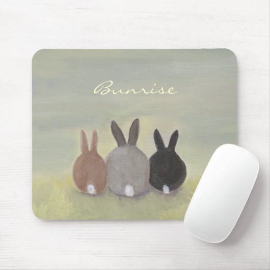 Tapis De Souris Lapins Mousepad (Avec souris)