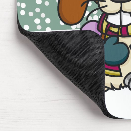 Tapis De Souris Lapins Mousepad d'amour (Coin)