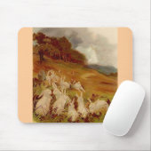 Tapis De Souris Lapins vintages (Avec souris)