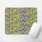 Tapis De Souris Lapis Lazuli Swirlies Motif Abstrait Mousepad (Avec souris)
