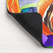 Tapis De Souris L'aquarelle Ranunculus et Iris (Coin)