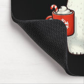 Tapis De Souris Lar Bear Santa Hat Christmas Holiday Xmas Coffee C (Coin)