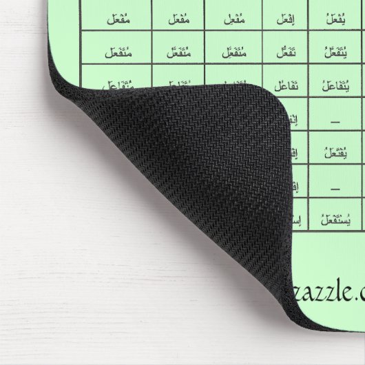 Tapis De Souris L'arabe mesure le vert de Mousepad (Coin)