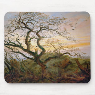 Tapis De Souris L'arbre des corbeaux (par Caspar David Friedrich)