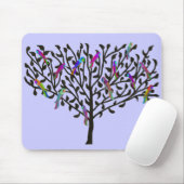 Tapis De Souris L'arbre Mousepad de perroquet (Avec souris)