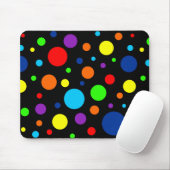 Tapis De Souris L'arc-en-ciel foncé repère Mousepad (Avec souris)