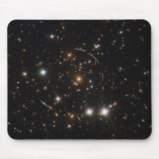 Tapis De Souris L'Arc Sunburst Dans Un Gros Cluster Galaxy (Devant)