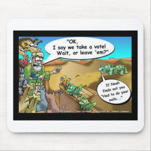 Tapis De Souris "L'Arche de Noé" Drôle Drôle Dessin Tee - shirt Do