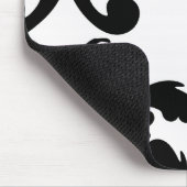 Tapis De Souris large et noir bold damask (Coin)