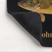Tapis De Souris Largemouth Bass Fish Your Name Here (Coin)