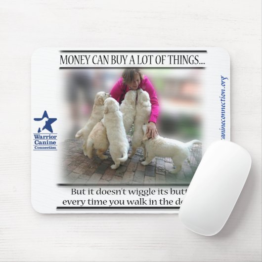 Tapis De Souris L'argent n'achète pas le mousepad ondulé de bouts (Avec souris)