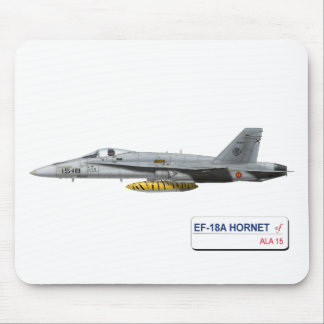 TAPIS DE SOURIS L'ARMÉE DE L'AIR D'ESPAGNOL DE FRELON D'EF-18A
