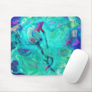 Tapis De Souris L'art Abstrait de l'eau sauvage Aqua