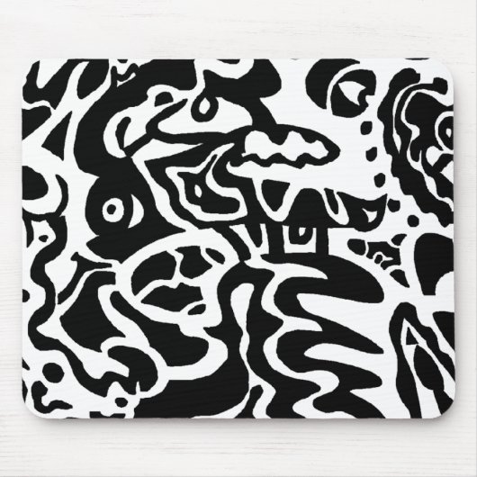 Tapis De Souris L'art abstrait du "poisson" (Devant)