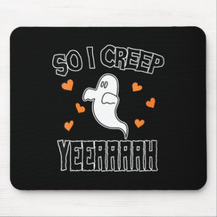 Tapis De Souris L'art drôle de fantôme d'Halloween sarcastique et