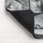 Tapis De Souris L'art du Bas-Cadre-Travail-Tricot (Coin)