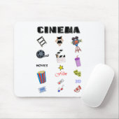 Tapis De Souris L'art du cinéma (Avec souris)