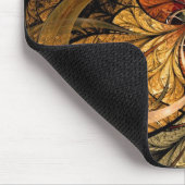 Tapis De Souris L'art fractal Feuille brillant (Coin)