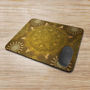 Tapis De Souris L'art moderne hexa or ursidae mandala