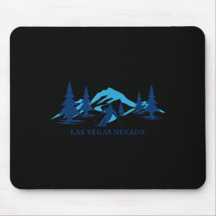 Tapis De Souris Las vegas nevada station de ski skieur skieuse 