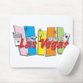 Tapis De Souris Las Vegas-Retro (Avec souris)