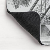 Tapis De Souris L'ascenseur d'Otis dans Tour Eiffel (Coin)