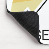 Tapis De Souris Lassen Peak California Retro (Coin)