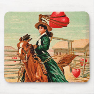 Tapis De Souris Lasso mon coeur Vintage Valentine