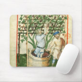 Tapis De Souris Lat de Nouv Acq vendangeant et pressant (Avec souris)