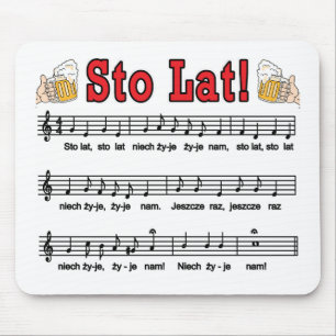 Tapis De Souris Lat de Sto ! Chanson avec des tasses de bière