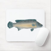 Tapis De Souris Lateral Striped Pike Cichlid (Avec souris)