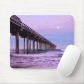 Tapis De Souris L'aube violette au-dessus de la jetée, Californie (Avec souris)