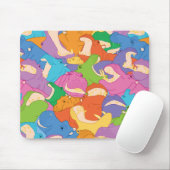 Tapis De Souris Laughing Hippos - bright colours (Avec souris)