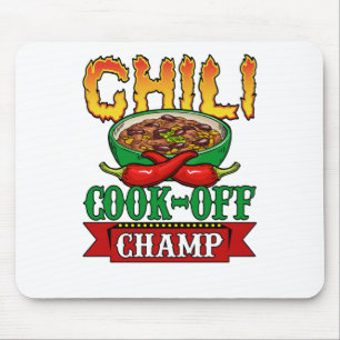Tapis De Souris Lauréat du concours Chili Cook Off Champ