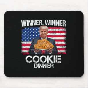Tapis De Souris Lauréat du dîner Cookie Dinner Funny Trump 2024 47
