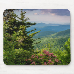 Tapis De Souris Laurier des montagnes au lever du soleil