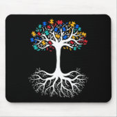 Tapis De Souris L'Autisme Ne Vient Pas Avec Une Handicap Manuelle  (Devant)