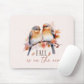 Tapis De Souris L'Automne Est Dans L'Air - Beaux Oiseaux Et Feuill (Avec souris)