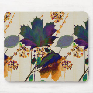 Tapis De Souris L'automne laisse les couleurs royales
