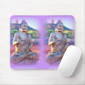 Tapis De Souris lavande aura buddhas (Avec souris)