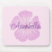 Tapis De Souris Lavatera rose (Devant)