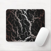 Tapis De Souris Lave de l'espace fissuré - blanc/Brown (Avec souris)