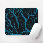 Tapis De Souris Lave de l'espace fissuré - bleu ciel (Avec souris)