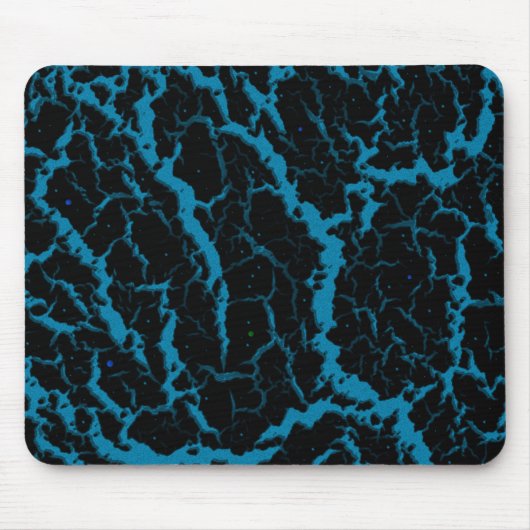 Tapis De Souris Lave de l'espace fissuré - bleu ciel (Devant)