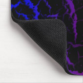 Tapis De Souris Lave de l'espace fissuré - bleu/pourpre (Coin)