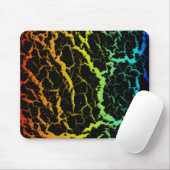 Tapis De Souris Lave de l'espace fissuré - Chaleur ROYCB (Avec souris)