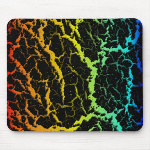 Tapis De Souris Lave de l'espace fissuré - Chaleur ROYCB
